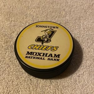 Johnstown Chiefs ECHL Vintage Hockey Puck